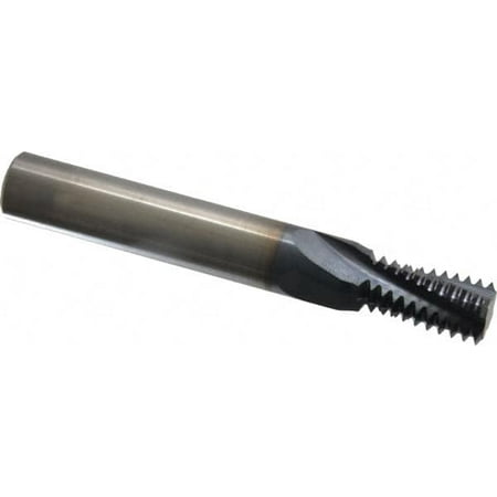 

Accupro 9/16-12 Internal 12 TPI 1/2 Shank 4-Flute RH Solid Carbide Helical Flute Thread Mill
