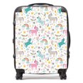 thumbnail image 2 of Unicorn And Rainbows Suitcase, 2 of 13