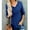 Blue, variant on YouLoveIt Womens Long Sleeve V Neck T Shirts Basic Tee Tops Casual Loose Blouses T Shirts Plain Tee Shirts