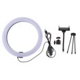 thumbnail image 2 of De Luz Selfie De 10 Pulgadas Con Soporte Para TríPode, Soporte Para TeléFono Flexible Para TransmisióN En Vivo/Maquillaje De YouTube - A UNA Sunnimix Luz de anillo blanca para fotografía, 2 of 8