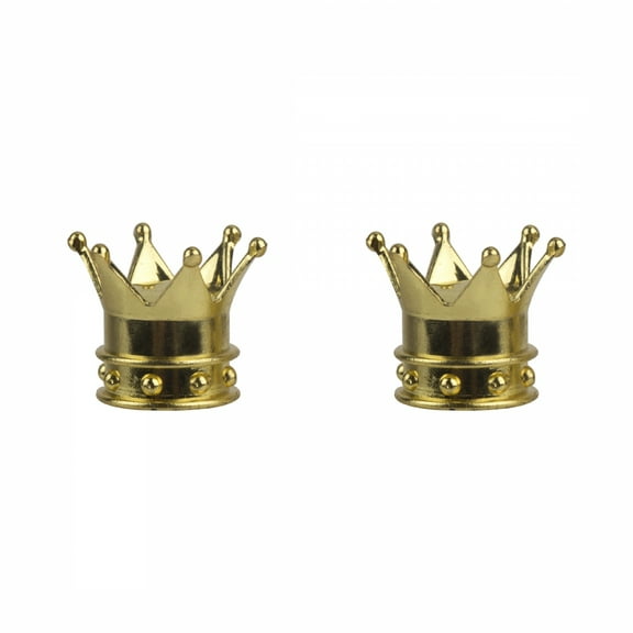 Trik Topz Valve Caps Crown Gold SV Intended For Use With Schrader Valves