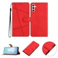 thumbnail image 1 of Mantto Wallet Case for Samsung A14 5G, Slim Premium Credit Card Holder Wallet Case with Wrist Strap Leather Stand Magnetic Flip Folio Shockproof Cover for Samsung Galaxy A14 5G, Red, 1 of 10