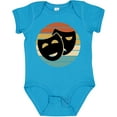 thumbnail image 3 of Inktastic Theater Masks Acting Retro Sunset Boys or Girls Baby Bodysuit, 3 of 5