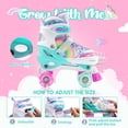 thumbnail image 2 of Patines SULIFEEL Rainbow Unicorn Light Up para niños, 2 of 8