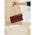 thumbnail image 2 of REMANLAND Women's Satin Evening Clutch, Red, 2 of 7