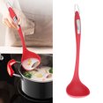 thumbnail image 4 of Cuchara Utensilios De Cocina, Cuchara De Sopa De Gel De Sílice Ahorre Espacio En La Cocina Seguridad Saludable Silencio Suave Para El Comedor Para La Cocina Familiar ANGGREK Rojo, 4 of 8