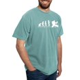 thumbnail image 4 of CafePress - The Evolution Of The Hockey Goalie T Shirt - Mens Comfort Colors Shirt, 4 of 5