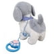 thumbnail image 5 of Juguete electrónico interactivo para cachorro que camina y ladra, con correa de control remoto para niños, color gris, 5 of 14