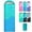 3 lbs-Lake Blue, variant on SUMMIT Sleeping Bag - 3 Seasons for Adults Kids Boys Girls Camping Hiking - Warm Cold Weather Lightweight Portable with Compression Bag for Backpacking in Spring, Summer, Fall and Winter