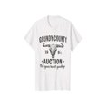 thumbnail image 1 of unisex Retro Concert Tee – Grundy County Cotton Shirt with Bold 90s Design, 1 of 6