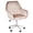 Pink, variant on Impressions Vanity Kelly Makeup Vanity Chair with Adjustable Height and 360 Degree Swivel (Pink)