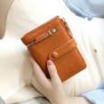 thumbnail image 2 of ZTTD Women Short Wallets Mini Money Purses Small Fold Female Coin Purse Card Holder A, 2 of 5