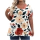 thumbnail image 1 of Camiseta de Manga Corta de Cuello en V Sólido Casual, Camisetas de Manga Corta para las Mujeres, 1 of 6
