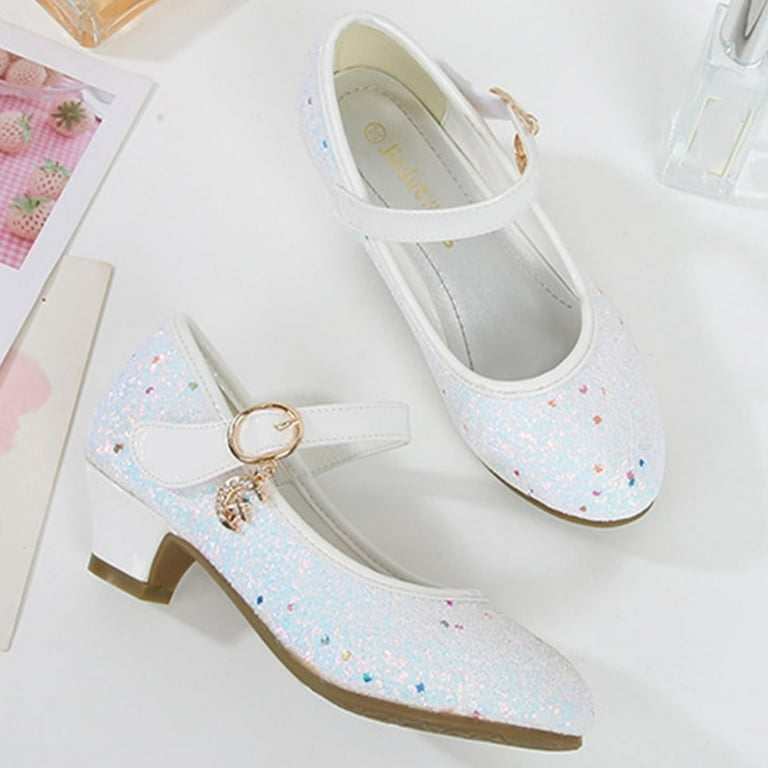 white sequin dress shoes Sequin White Heels