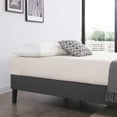 thumbnail image 3 of DeCoro Claridge Upholstered Platform Bed | Metal Frame with Wood Slat Support | Grey, Twin XL, 3 of 10