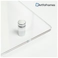 thumbnail image 3 of ArtToFrames Floating Acrylic Frame for Photos Up to 6x8 inches (Full Frame is 10x12) with Chrome Acrylic Standoff Hardware, 3 of 8