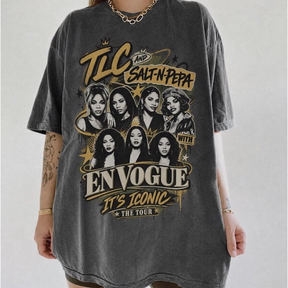 TLC Salt-N-Pepa En Vogue Tour T-Shirt, It's Iconic Tour Tee