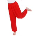thumbnail image 1 of Kids Plain Loose Long Pants Yoga Dancing Bloomers Aladdin Trousers, 1 of 2