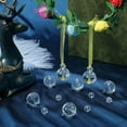 thumbnail image 4 of 1 Box 12 Sets Christmas Tree Ornaments Hanging Balls Decorations 22mm Clear Glass Faceted Electroplate Dangle Ornament Kits for Hanging Christmas Tree Party Home Outdoor Decor Colorful, 4 of 6