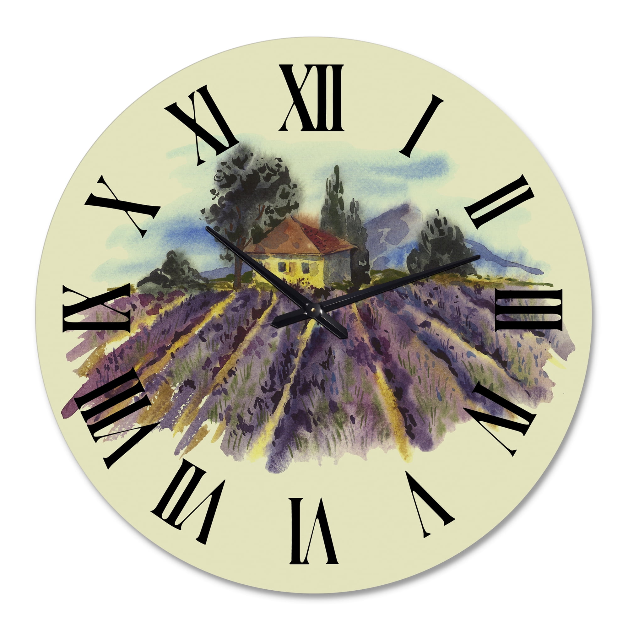 Designart 1 in Quartz Traditional Wall Clock