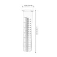 thumbnail image 4 of Rain Gauge Tube Replacement 7 Inch High Borosilicate Glass for Outdoor Yard Garden Lawn, 4 of 6