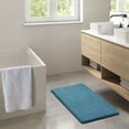 thumbnail image 3 of Better Homes & Gardens Signature Soft Cotton Memory Foam Bath Rug, Nimbus Blue, 20" x 34", 3 of 12