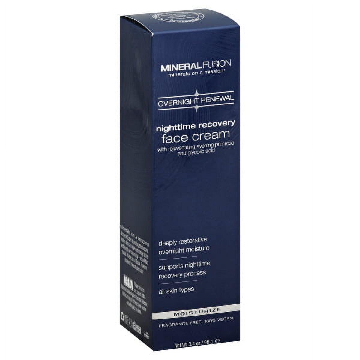 Mineral Fusion - Overnight Renewal Recovery Face Cream - 3.4 fl. oz.