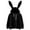 Black, variant on Bibifish Womens Hoodies Bunny Ear Hood Design Drawstring Detail With Pocket Relaxed Fit Casual Loungewear Parties Adorable Cute Daily Wear Hoodies