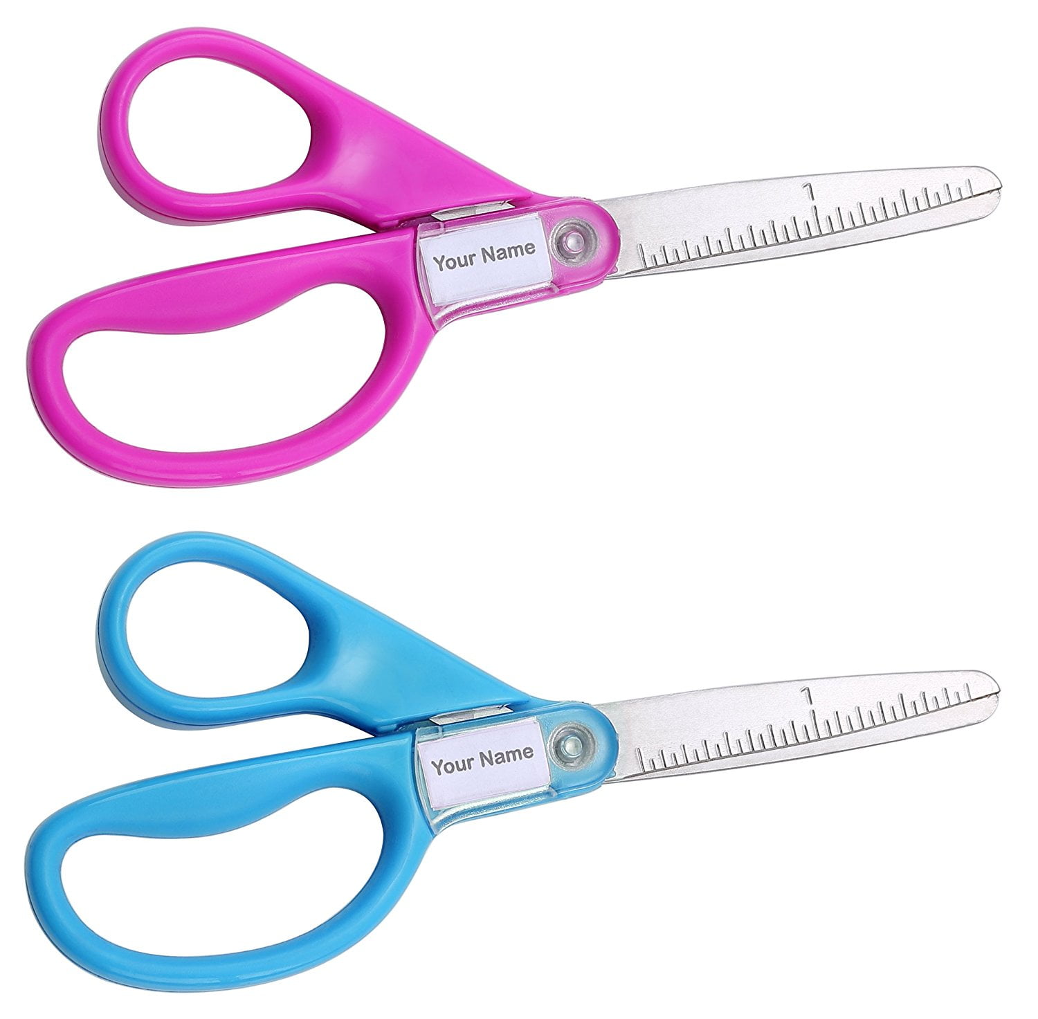 Stanley Minnow 5-inch Pointed Tip Kids Scissors, Assorted Colors, 2 Pack