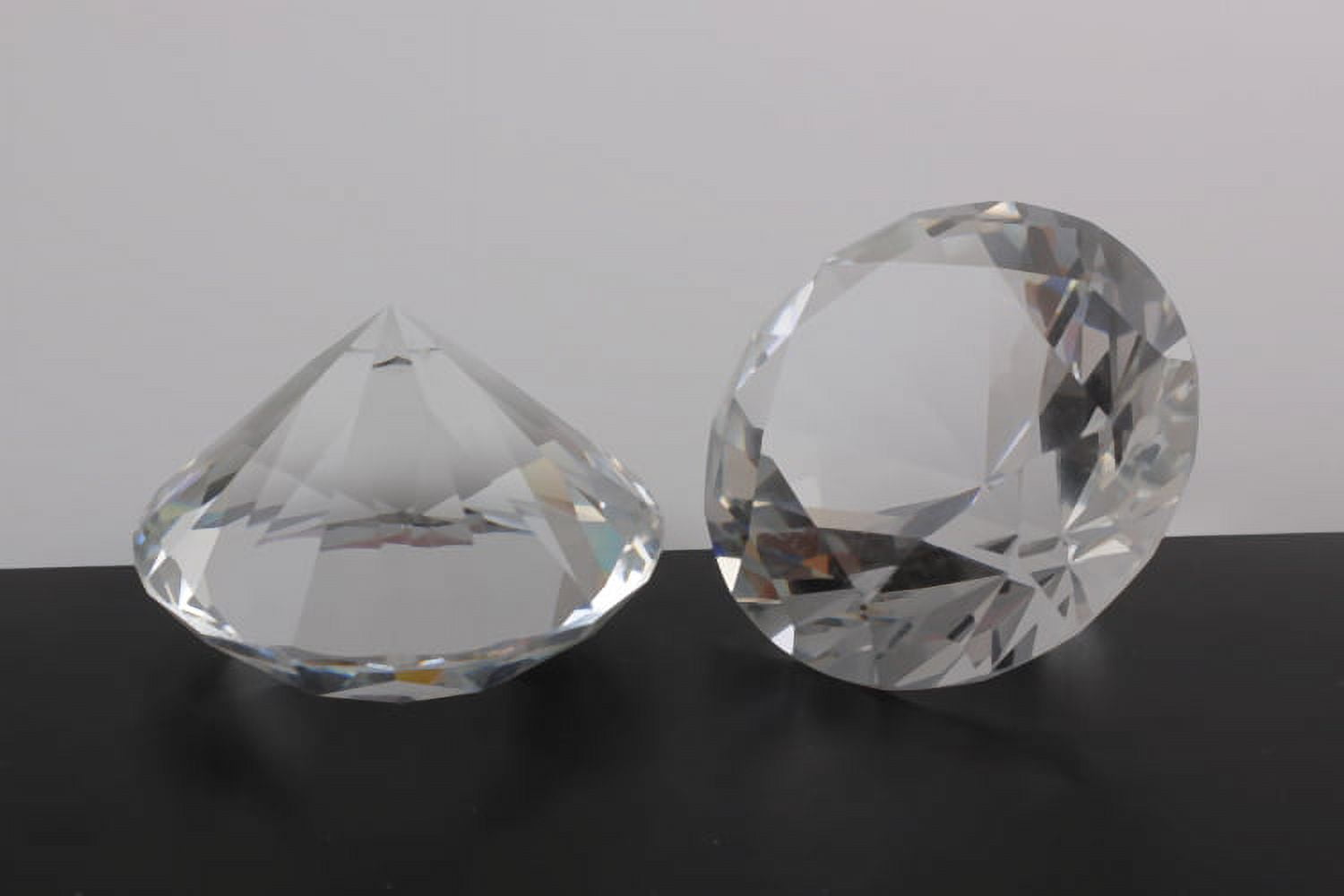 PlayWorld PartyPavillion Clear Acrylic Diamonds For Table And Wedding Decoration 2 LB Bag