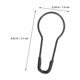 thumbnail image 2 of UPGRATOR 100Ud Pasadores De Seguridad Gourd De Metal Negro Para Coser Con Compacto Y Bordes Suaves, 2 of 8