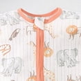 thumbnail image 5 of Baby Onesies Boy Baby Rompers Summer Newborn High Stretch Solid Color Breathable Cotton With Front Button Closure, 5 of 8