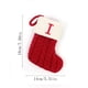 thumbnail image 2 of Calcetines Navideños Finos, Bolsa de Dulces, Calcetines Navideños con Alfabeto, Adornos Colgantes para Árbol de Navidad, 2 of 2
