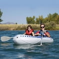 thumbnail image 2 of Airhead Lightweight 2 Person Lake River Pond Fishing Water Raft Inflatable Boat, 2 of 5