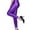 Violet, variante sur HDE Leggings Métalliques Brillants pour Femmes, Fonds Mouillés Liquides, Collants Sans Pieds - Tailles Régulières et Plus