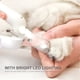 thumbnail image 3 of Cortauñas para perros y gatos con luz LED, diseño ergonómico y portátil, ideal para uso en casa o viajes., 3 of 7