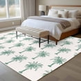 thumbnail image 4 of Large Area Rugs for Living Room Bedroom, Green Palm Trees 6'x9' Rug Washable Carpet Runner Indoor Outdoor, Country Summer Botanical Tropical Plants Non Slip Floor Mats Rug for Kitchen, Playroom, 4 of 8