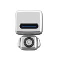 thumbnail image 1 of leyfeng Robot creativo Audio inalámbrico Mini portátil al aire libre pequeño cañón de acero altavoz regalo remoto, 1 of 8
