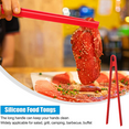 thumbnail image 5 of Silicone Trivet Tongs for Cooking Silicone Tongs Kitchen Utensils Heat Resistant Non-Stick Silicone Food Tongs, 5 of 5