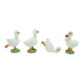 thumbnail image 2 of YardVibe Tiny Garden Goose Figurine, Fairy Garden Accessories Miniature Figurine Decoration for Mini Garden Micro Landscape Terrarium - 4 pcs Goose, 2 of 9