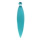 thumbnail image 1 of XmhyTop-A Extensiones de cabello, 3 piezas de 66 cm, preestiradas, trenzas de ganchillo sintéticas con textura, ajuste en agua caliente, trenzas suaves, largas y rectas para trenzar el cabello, azul A, 1 of 5