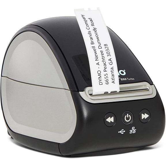 Dymo, DYM2112553, LabelWriter 550 Turbo Label Printer, 1 Each, Black