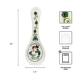 thumbnail image 5 of IRIS Irish Kitchen Ceramic White Spoon Rest, 5 of 5