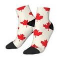 thumbnail image 2 of Bingfone Happy Canada Day Design Patterned Men'S Women'S Casual Cotton Socks, 2 of 9