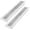 White 2PCS, variant on 2x14 Inch Floor Register 2 Pack - Heavy Duty Steel Walkable Floor Vents - Easy Adjust Air Supply Lever - Rust Proof Registers, Grilles & Vents (White)