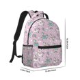 thumbnail image 2 of Disketp Llama Unicorn and Rainbow Backpack - Comfortable Daypack with The right laptop for you Spacious Main Compartment & other poket - {designName} print, 2 of 6