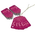 thumbnail image 3 of Inkdotpot Real Rose Gold Foil Made With Love Text Tags Favor Hang Paper Tags 50 Pack, 3 of 6