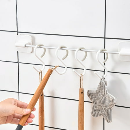 Raindrops 12 Pcs S-hooks Shape Hook Hook up 9.00X5.00X3.00CM White