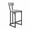 Dark Gray, variant on Modern Counter Height Bar Stools Set of 2 – Upholstered Suede, Curved Backrest, Sturdy Tall Metal Frame Chairs for Kitchen Island, Dining Room, Home Bar – Dark Gray, 2pcs per set