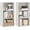 White, variant on LOKO 3-Tier Cube Bookcase, Modern Open Bookshelf with Adjustable Shelves, Floor Standing Cubby Display Cabinet, Wooden Modular Storage Organizer for Living Room, Study, Home Office(1, Brown)